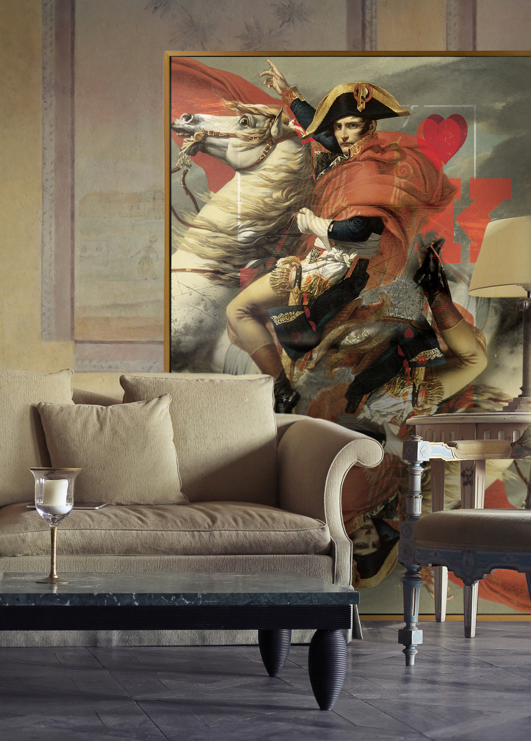 King Of Hearts - Up to 60"x90"