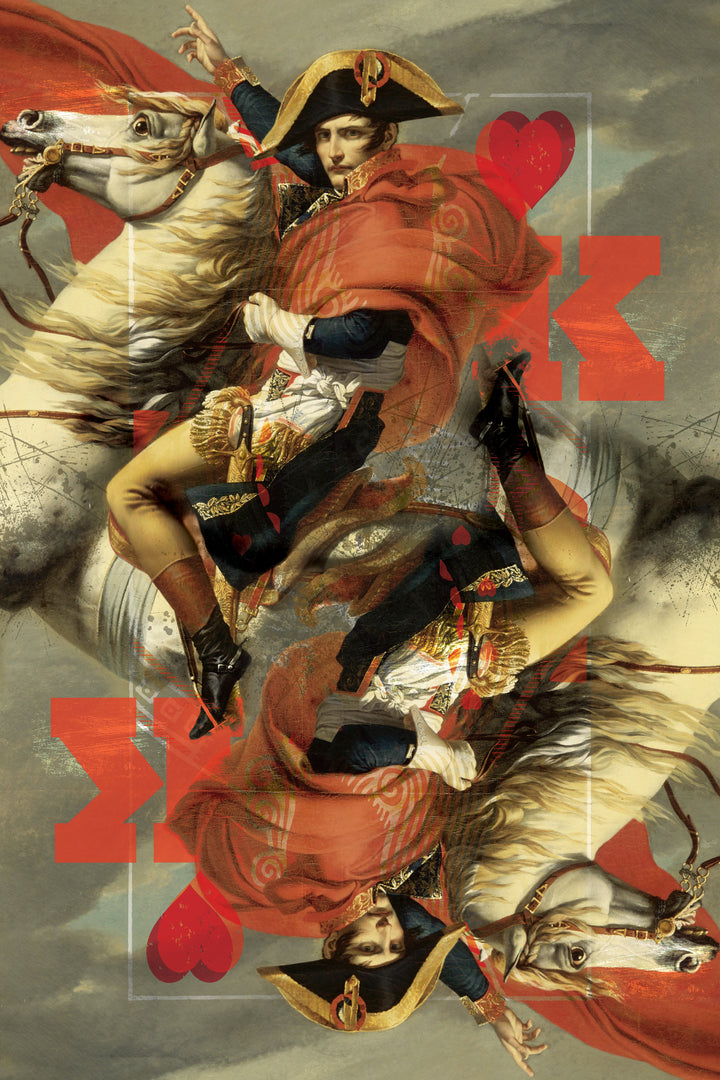 King Of Hearts - Up to 60"x90"