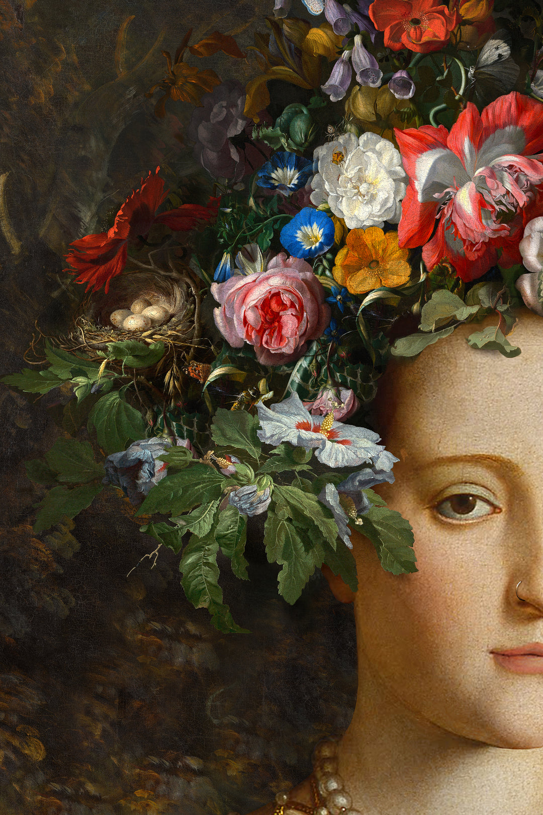 She Was A Wild Flower - Up to 46"x60"