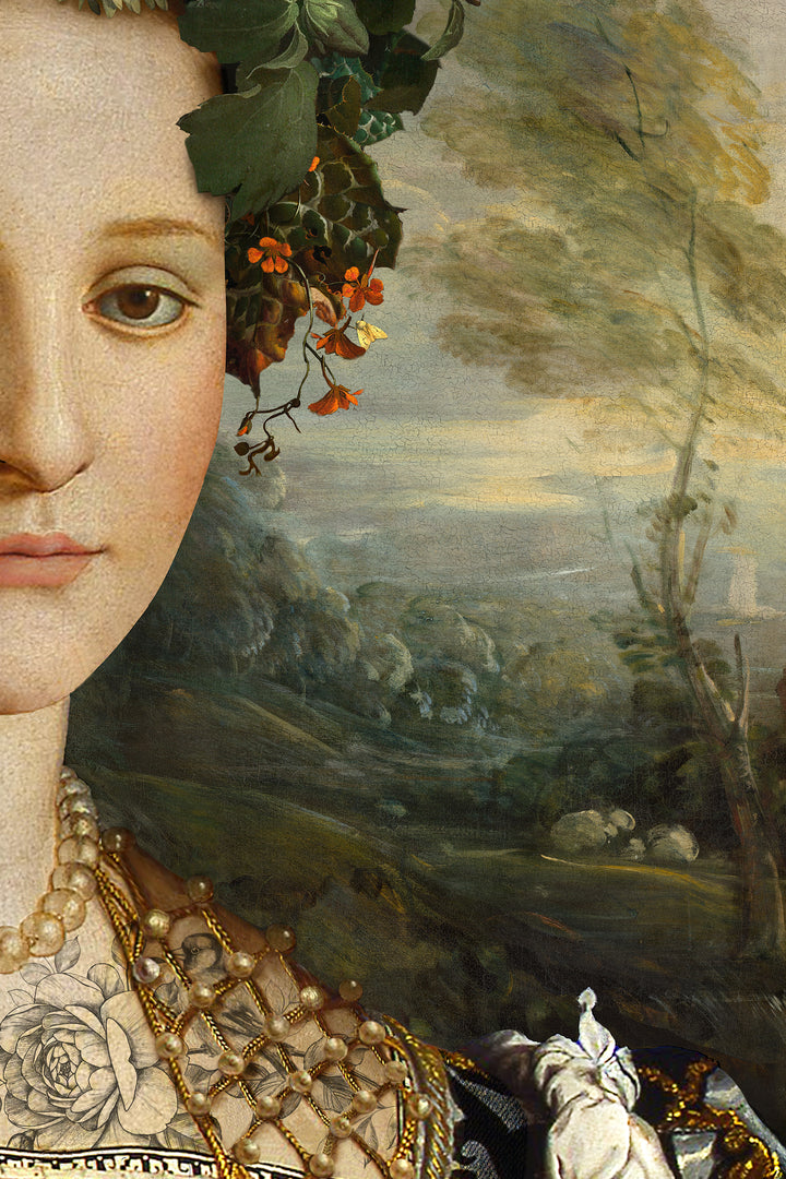 She Was A Wild Flower - Up to 46"x60"