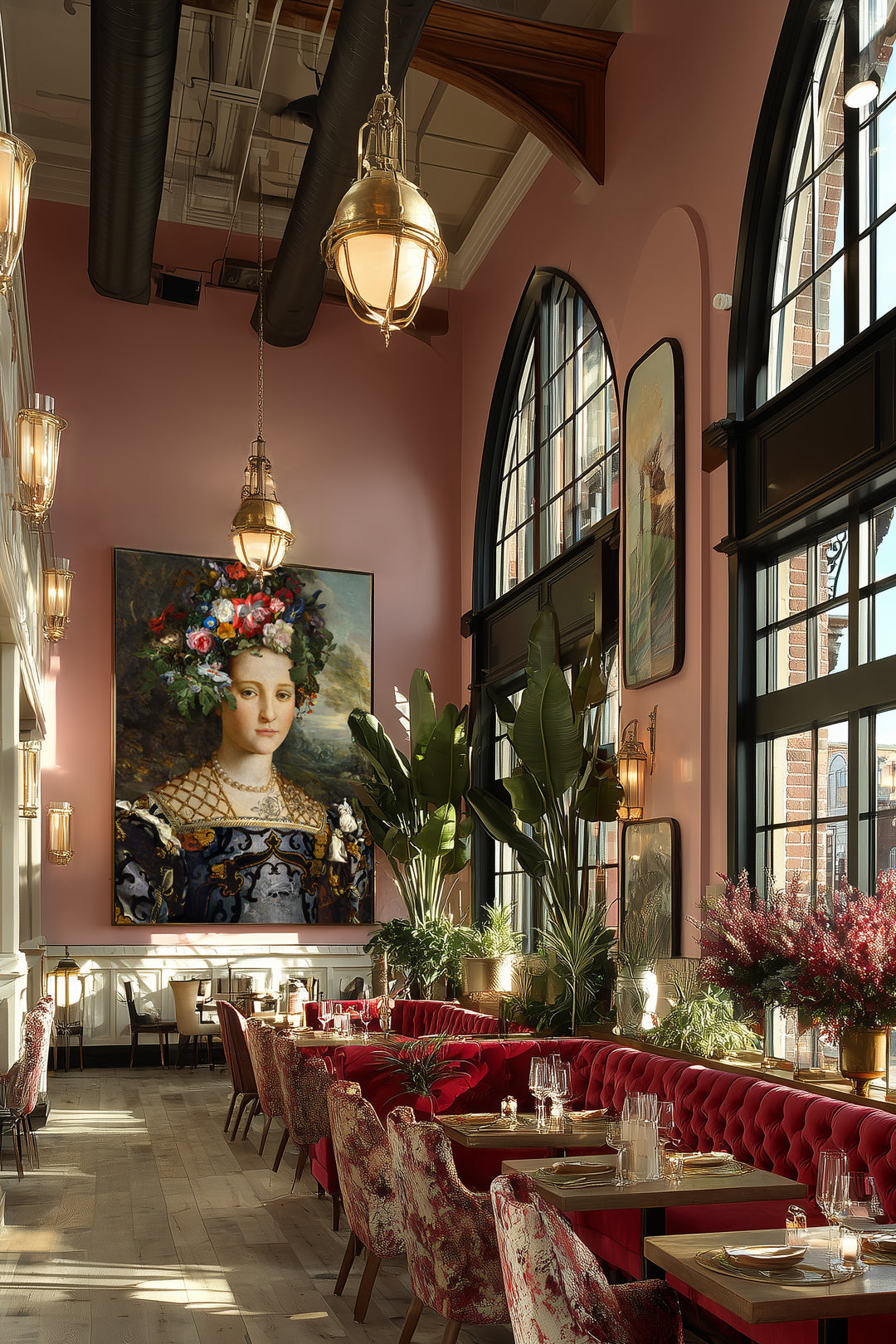 She Was A Wild Flower - Up to 46"x60"