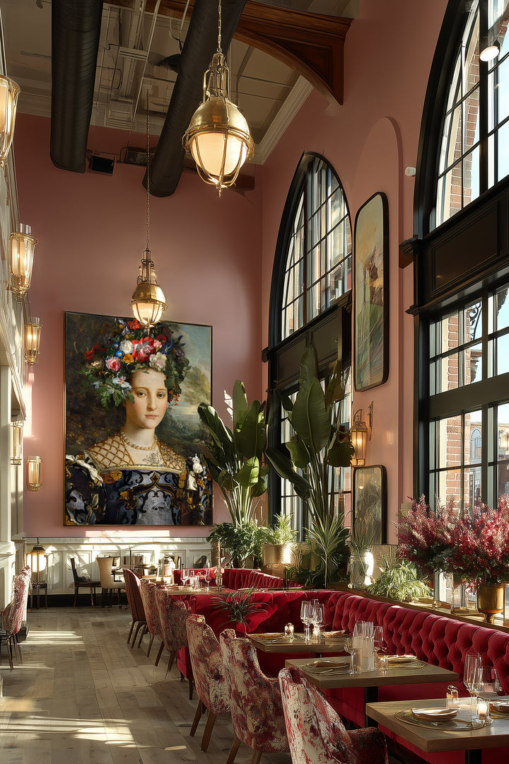 She Was A Wild Flower - Up to 46"x60"